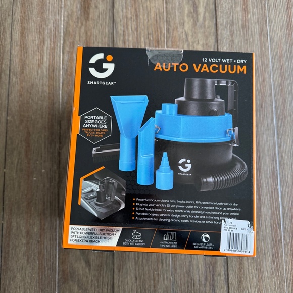 Smart Gear 12 Volt Portable Wet/Dry Auto Vacuum - Picture 2 of 11